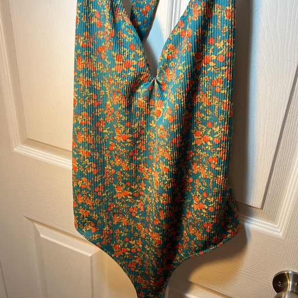 Nwot M Intimately Free - Free People Lola floral bodysuit - Picture 2 of 8